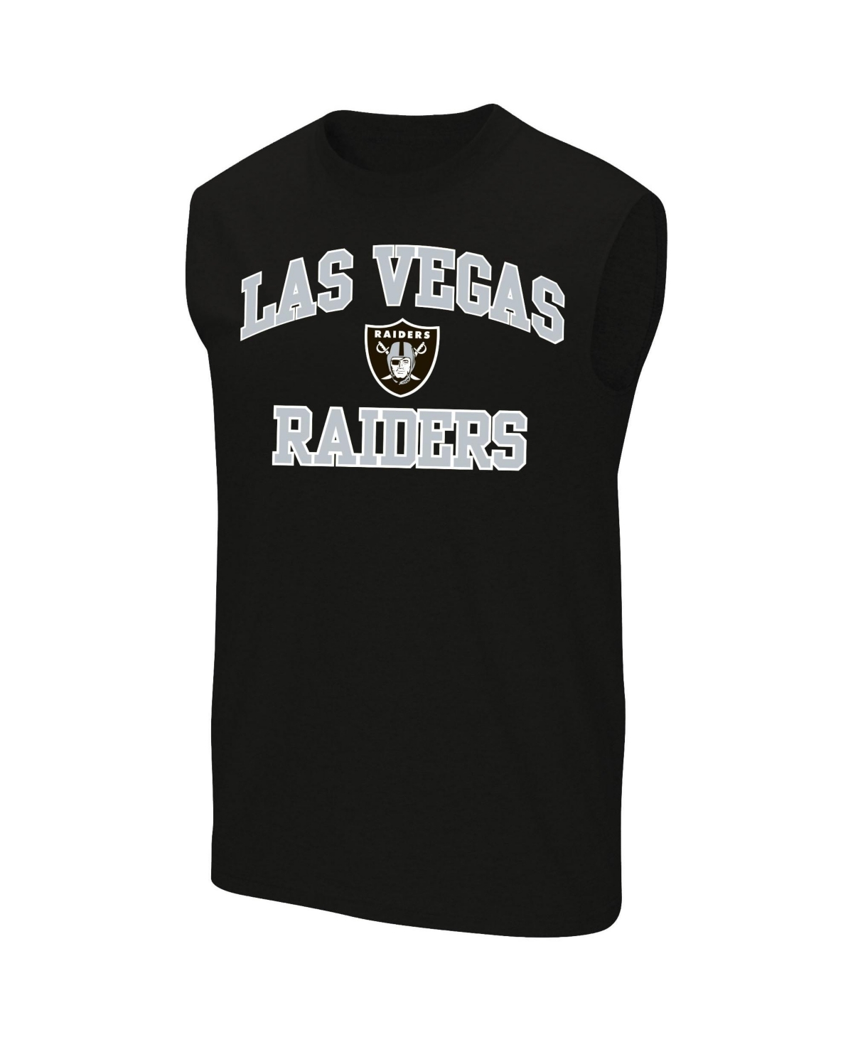 Men's Fanatics Black Las Vegas Raiders Big & Tall Hart Soul Muscle Tank Top