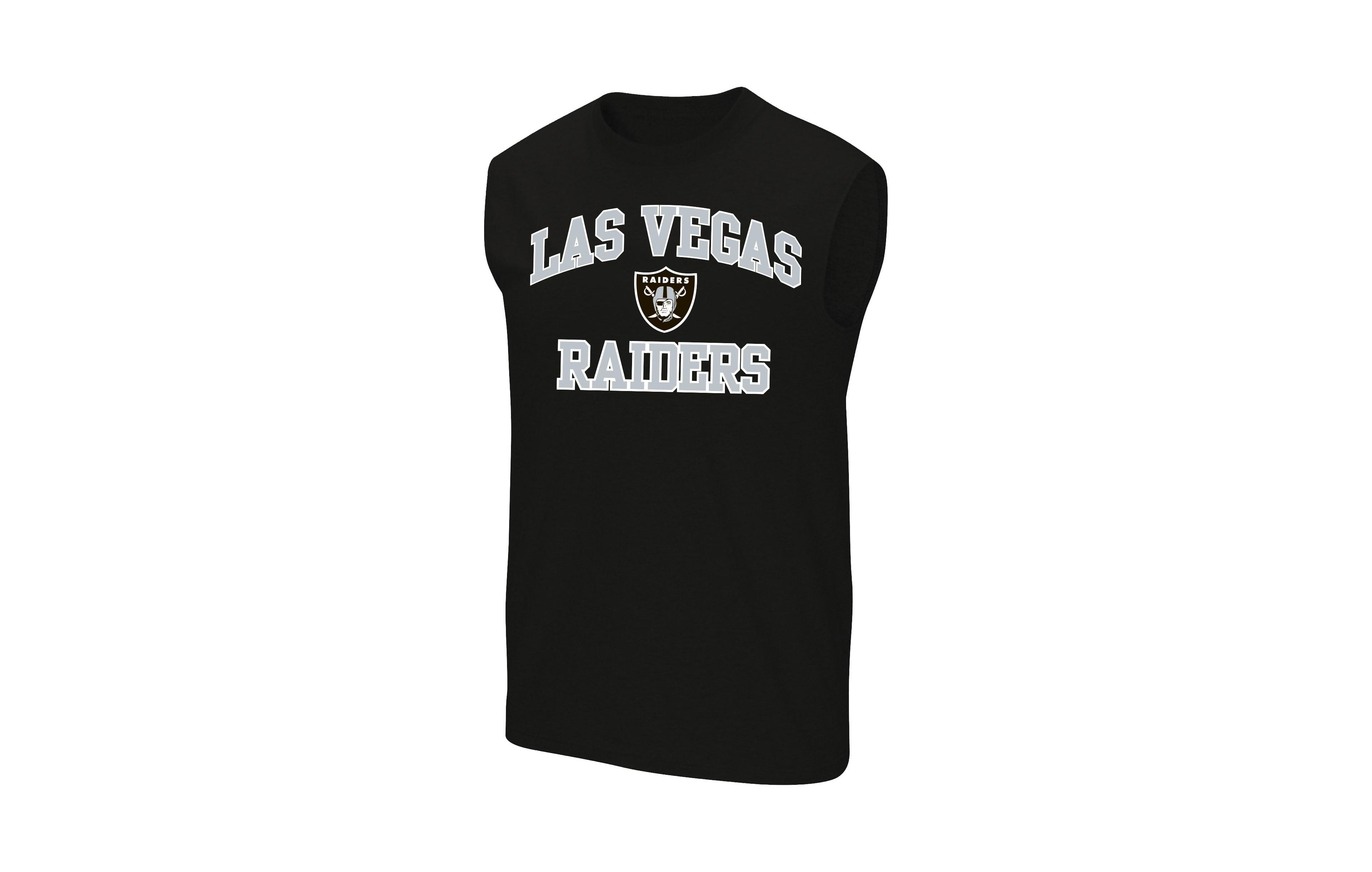 Men's Fanatics Black Las Vegas Raiders Big & Tall Hart Soul Muscle Tank Top