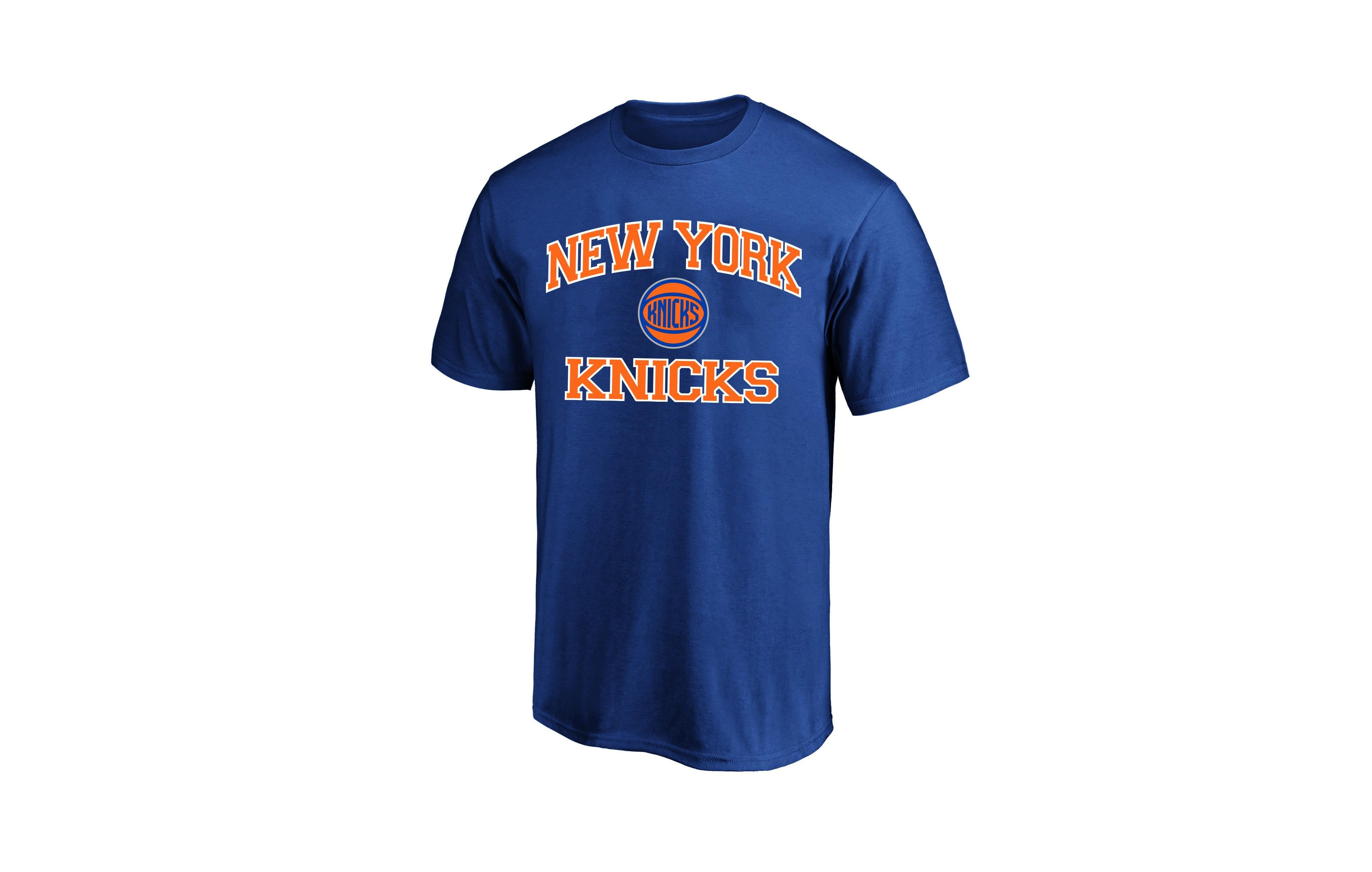 Men's Fanatics Blue New York Knicks Big & Tall Heart Soul T-Shirt