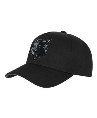 Big Boys and Girls  Black Minnesota Timberwolves 404 Club Camo Pro Pinch Snapback Hat