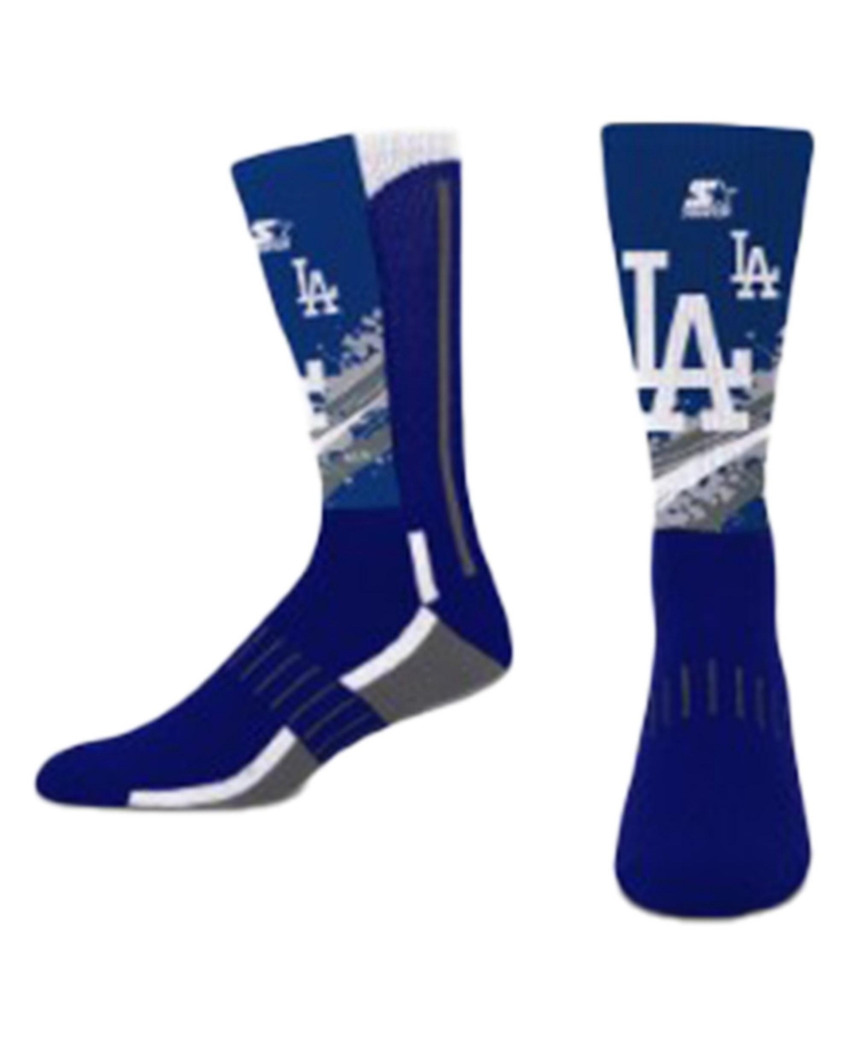 Big Boys and Girls Starter Royal Los Angeles Dodgers Phenom Mascot Crew Socks