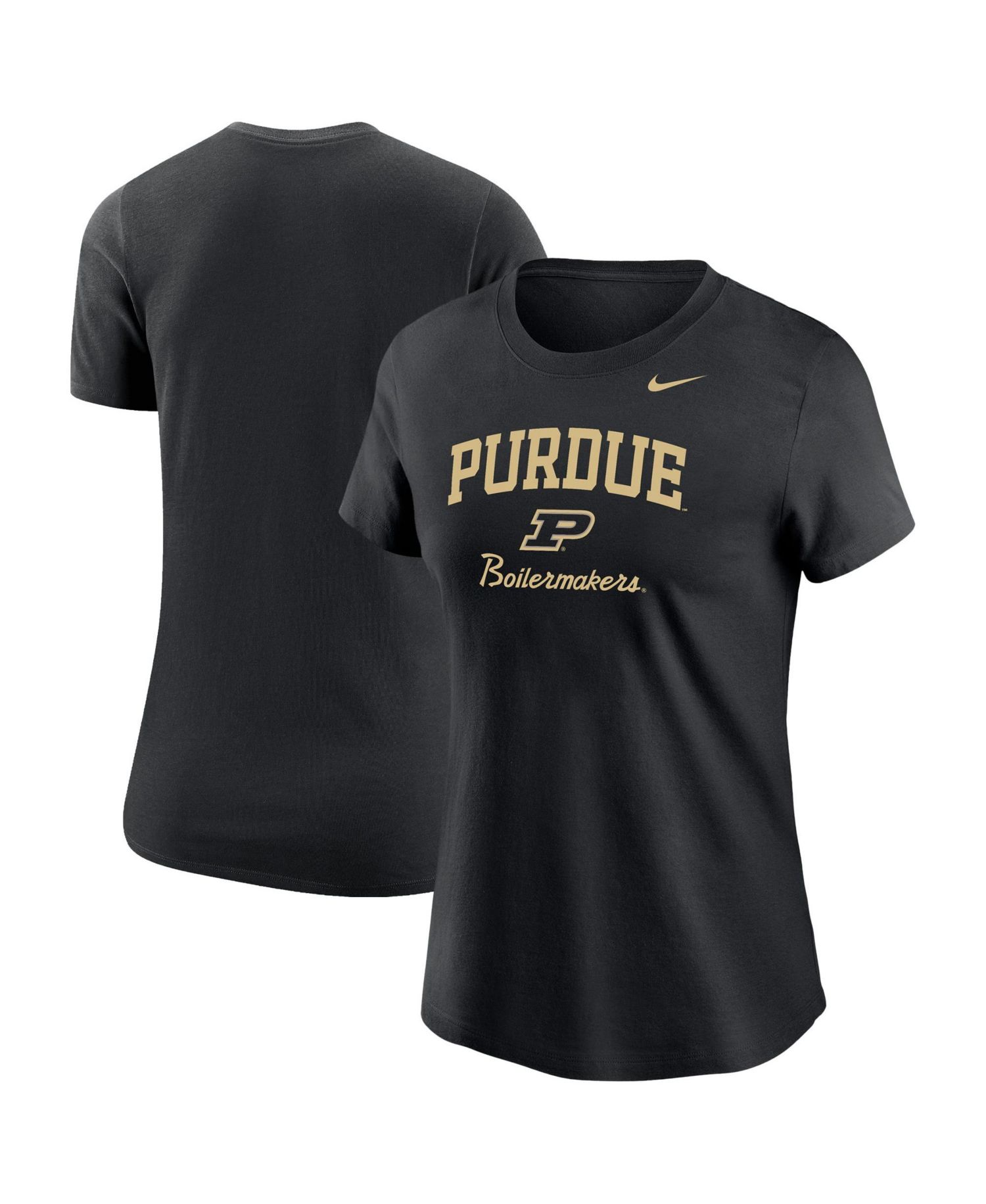 Women's Black Purdue Boilermakers Primary T-Shirt