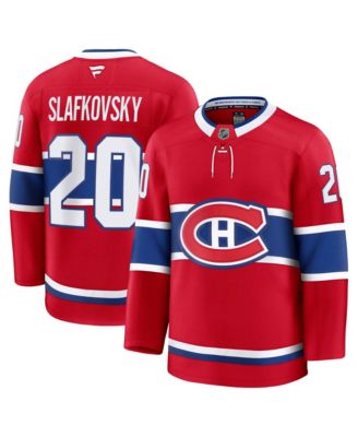 Men's Juraj Slafkovsky Red Montreal Canadiens  Premium Jersey