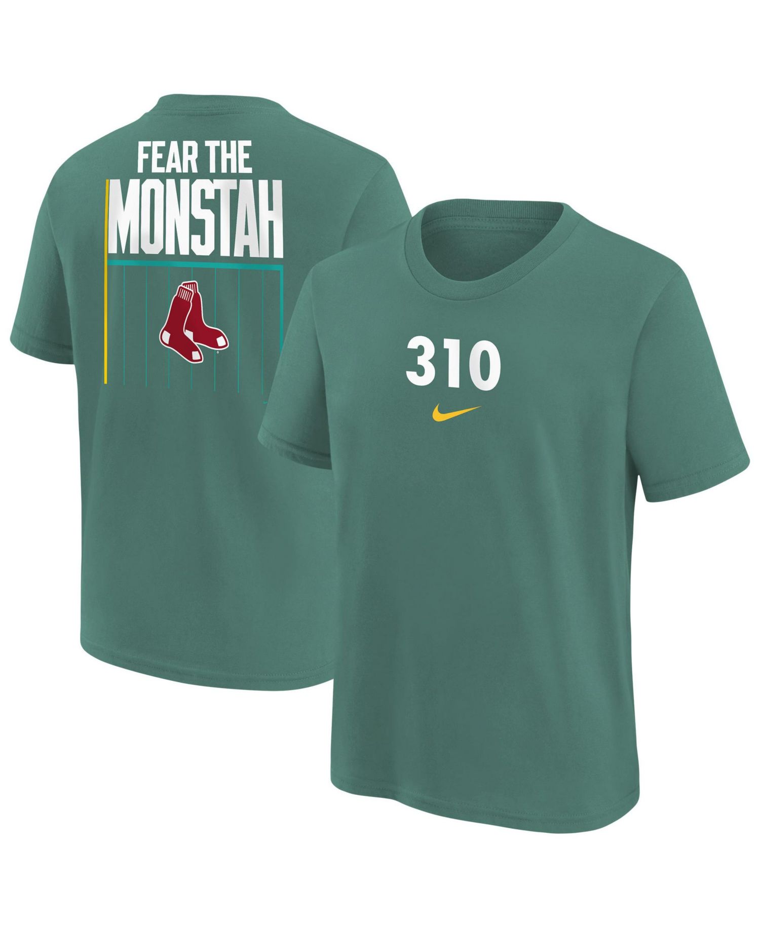 Big Boys and Girls Green Boston Red Sox Hometown Collection T-Shirt