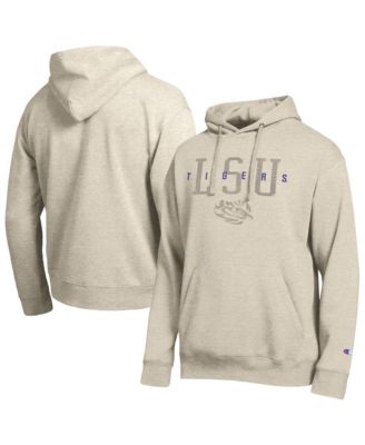 Men's Oatmeal LSU Tigers All-Star Neutral Stack Hoodie