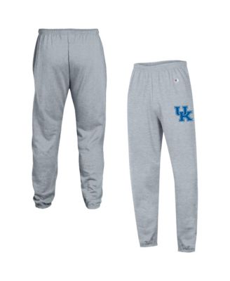 Men's  Heather Gray Kentucky Wildcats Powerblend Banded Fleece Sweatpants