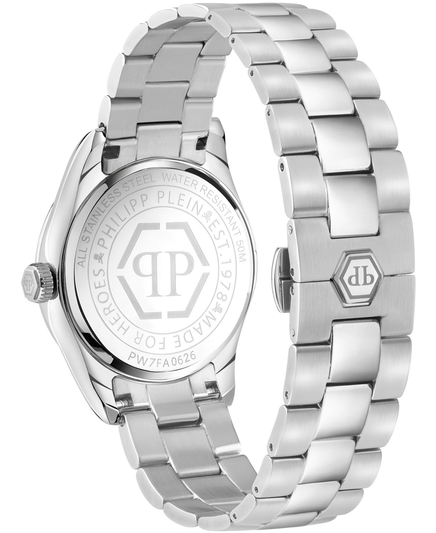 Женские часы Philipp Plein Queen Silver Stainless Steel Bracelet Watch, 36mm — фото 3