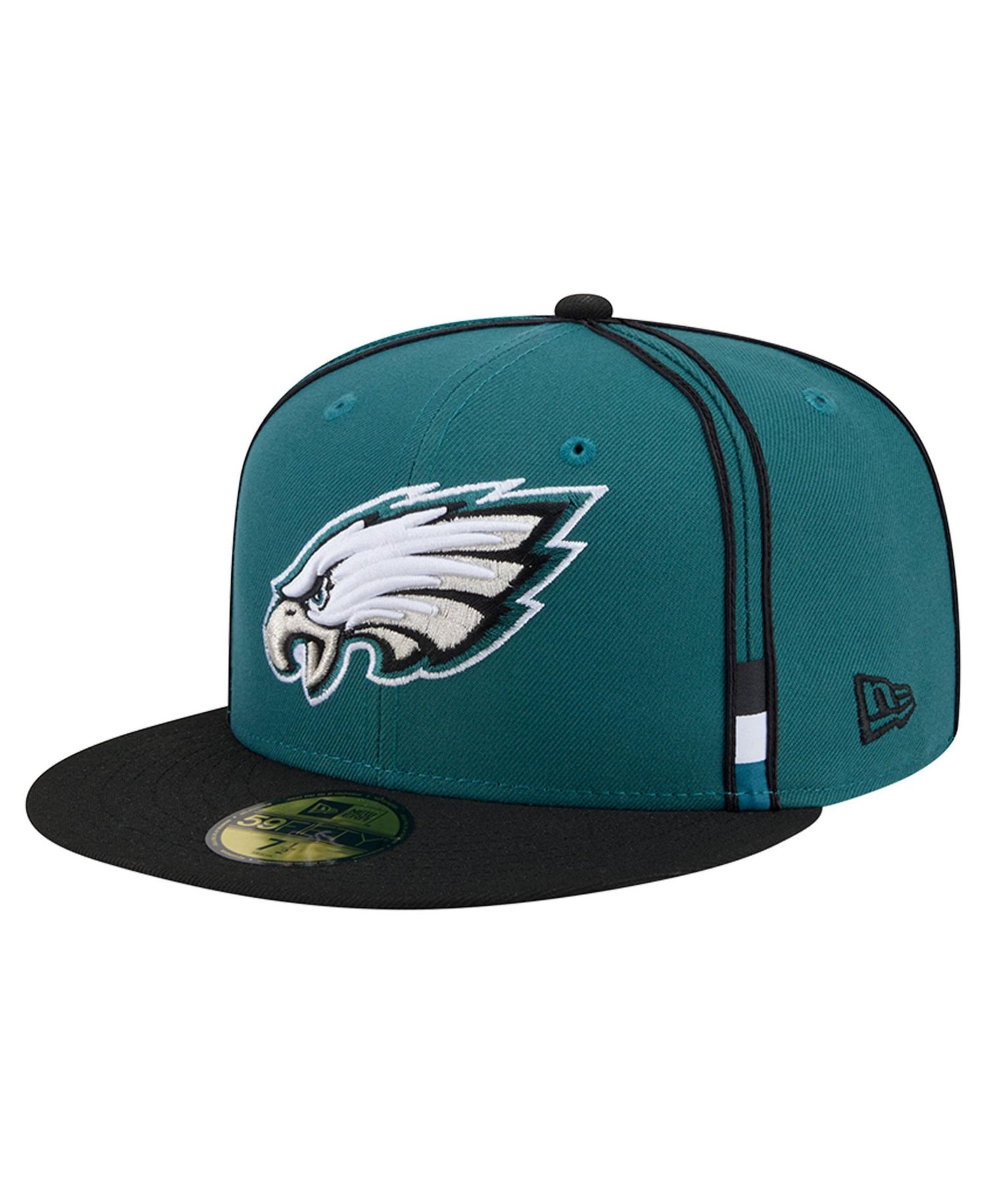 Men's Midnight Green Philadelphia Eagles Soutache 59FIFTY Fitted Hat