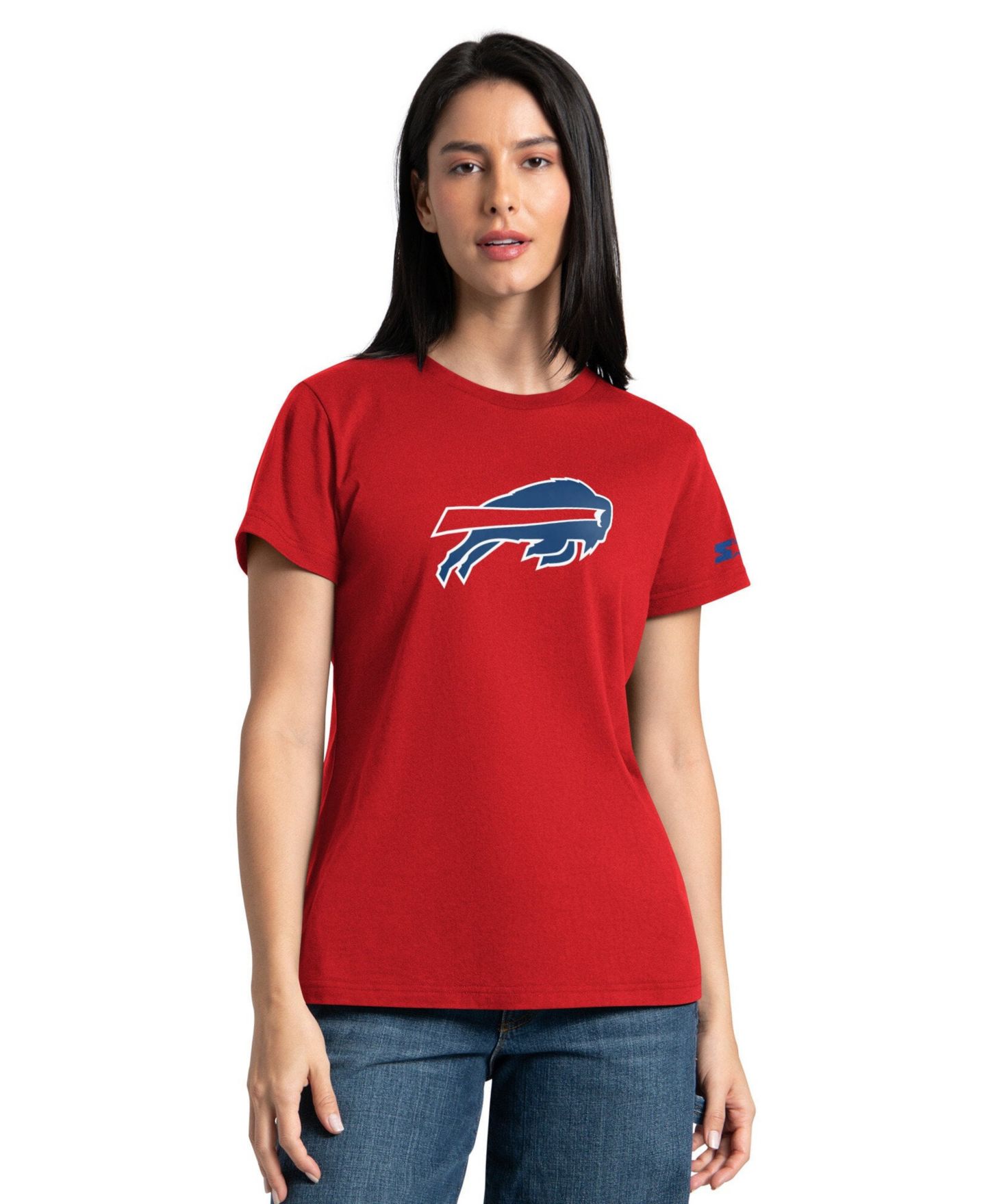 Женские худи Starter Red/Royal Buffalo Bills & T-Shirt Combo Pack — фото 2