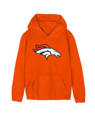 Preschool Orange Denver Broncos Primary Logo Fleece Hoodie