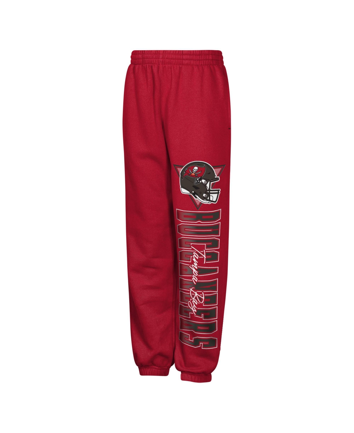 Big Boys and Girls Outerstuff Red Tampa Bay Buccaneers Run & Gun Sweatpants - Red