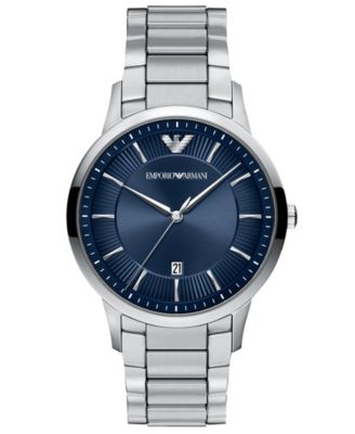 Men's Quartz Three-Hand Date Archetipo Stainless Steel Watch 43mm