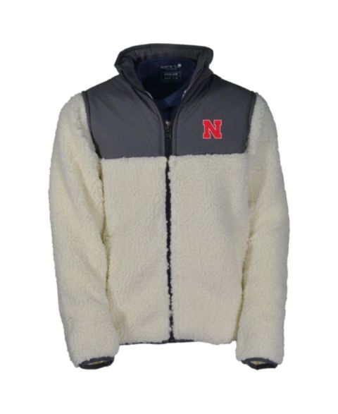 Детская куртка Garb Charcoal Nebraska Huskers Full-Zip Teddy Sherpa