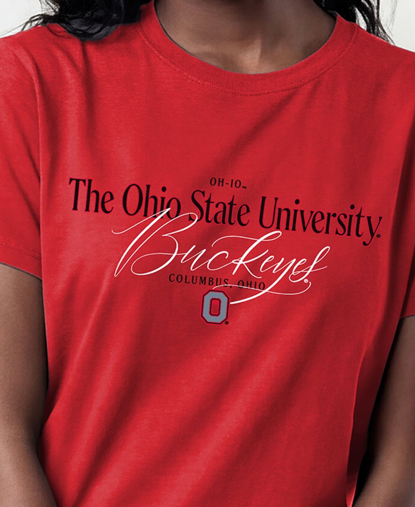 Женская футболка Champion Scarlet Ohio State Buckeyes Lifestyle — фото 2