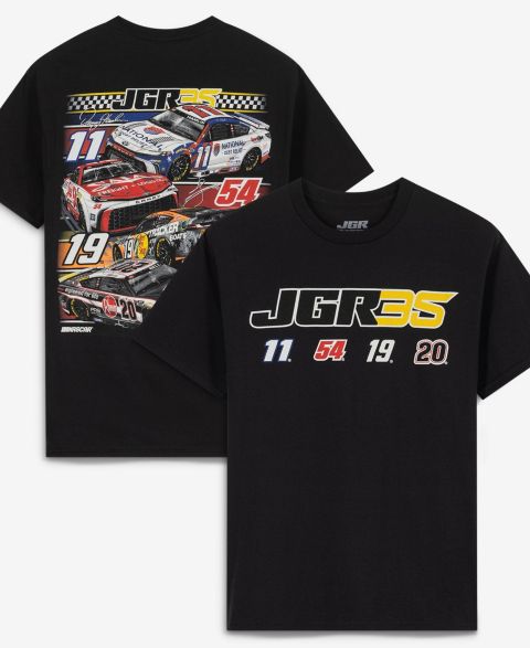 Мужская футболка Joe Gibbs Racing Team Collection Black JGR35