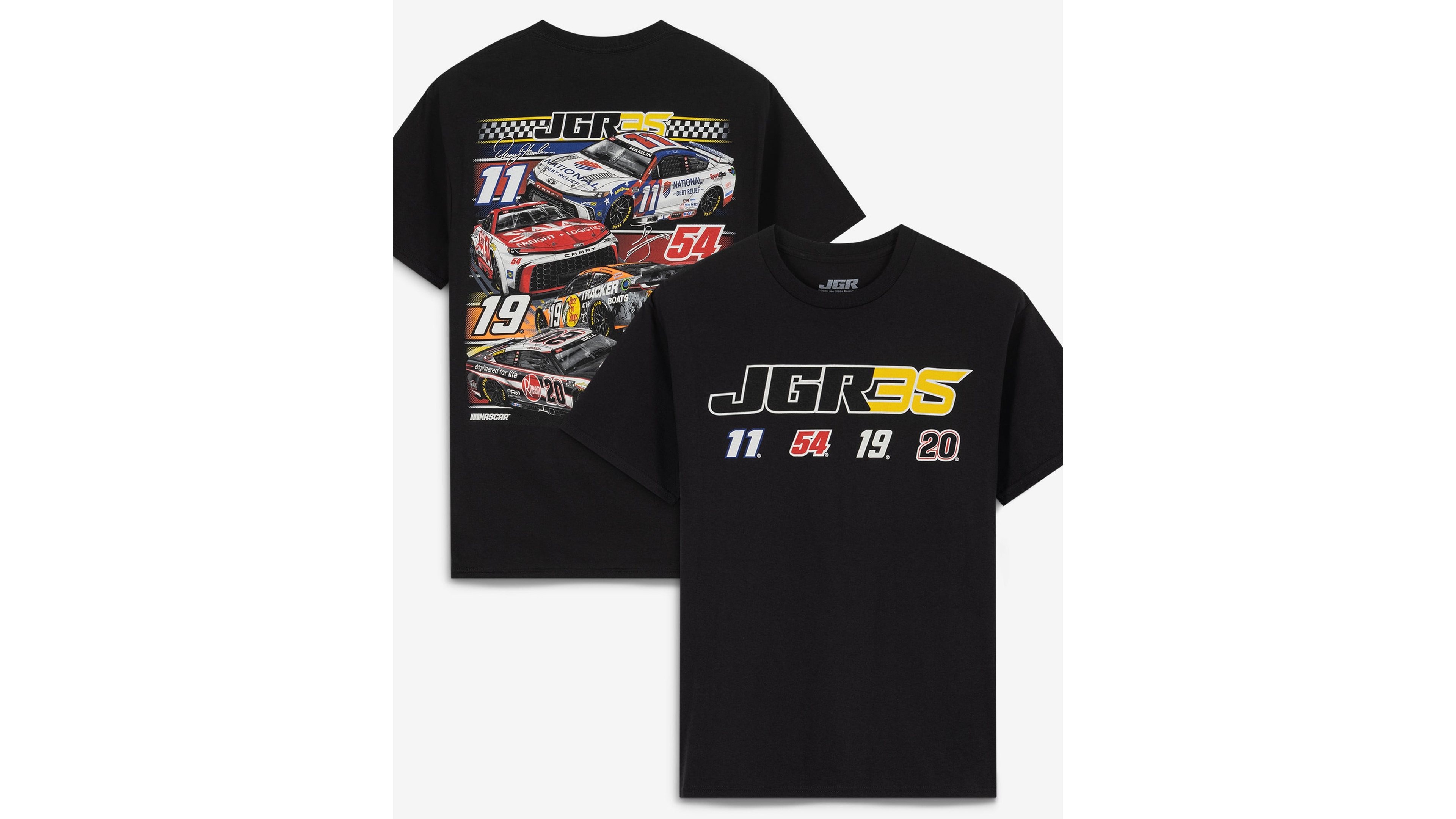 Joe Gibbs Racing Team Collection Men's Black JGR35 T-Shirt