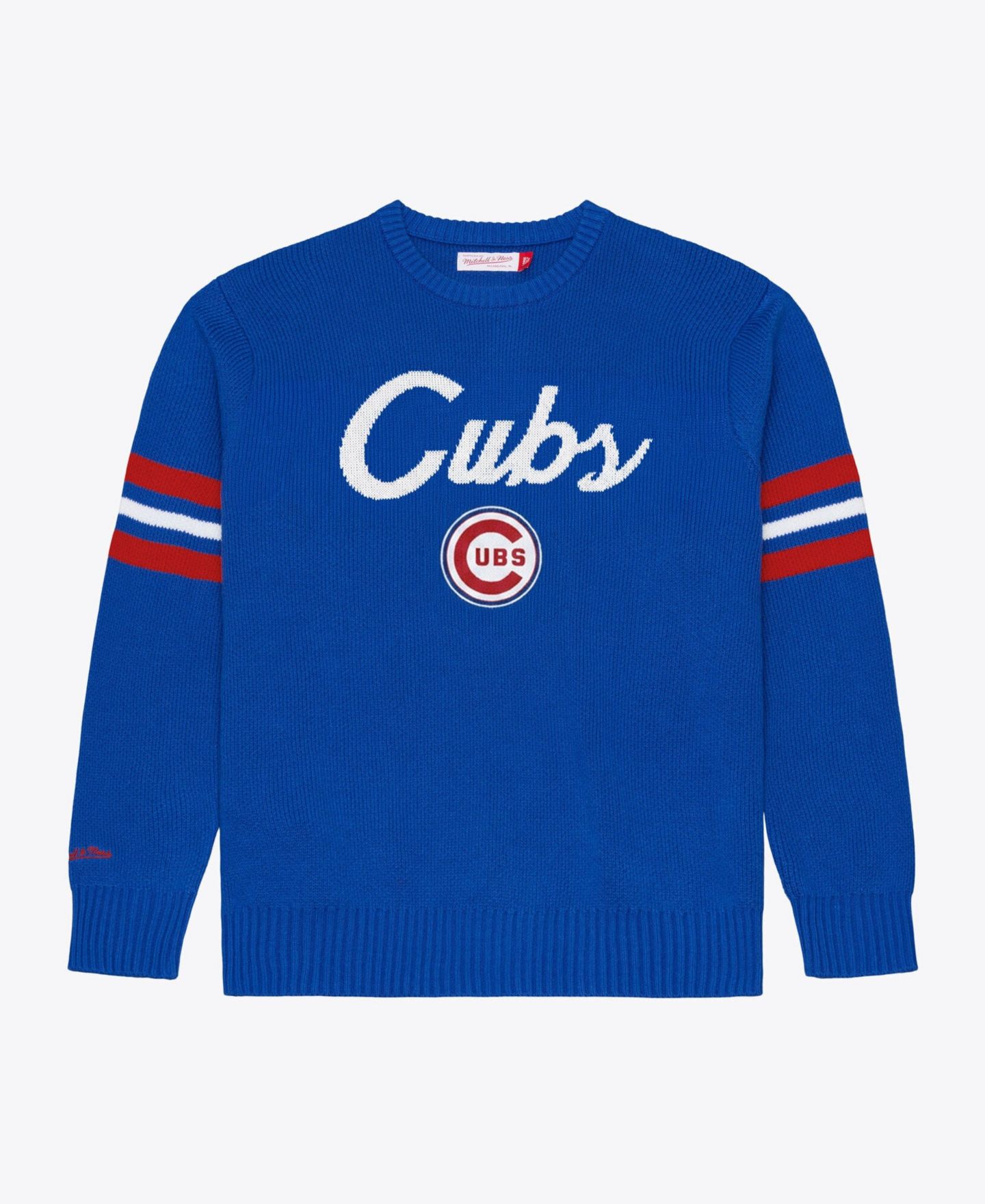 Мужской свитер Mitchell & Ness Royal Chicago Cubs Head Coach — фото 1
