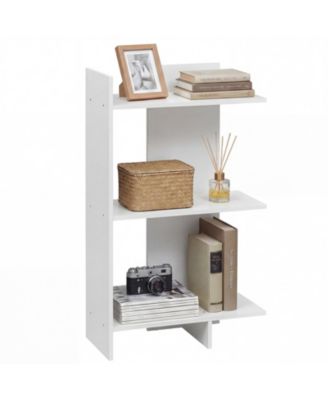 3 Tier Wooden Bookshelf with Anti-Tipping Kit