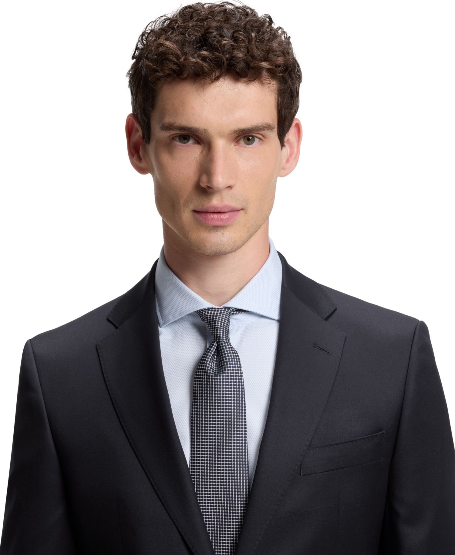 Men's Virgin-Wool Serge Suit Jacket