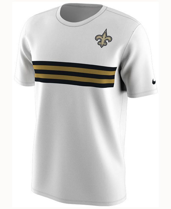 Nike Men's New Orleans Saints Color Rush Stripe T-Shirt - Macy's
