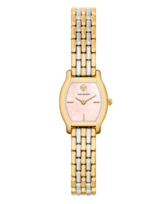Women's Quartz Eleanor Curve Mother-of-Pearl Two-Tone Stainless Steel Watch 20mm
