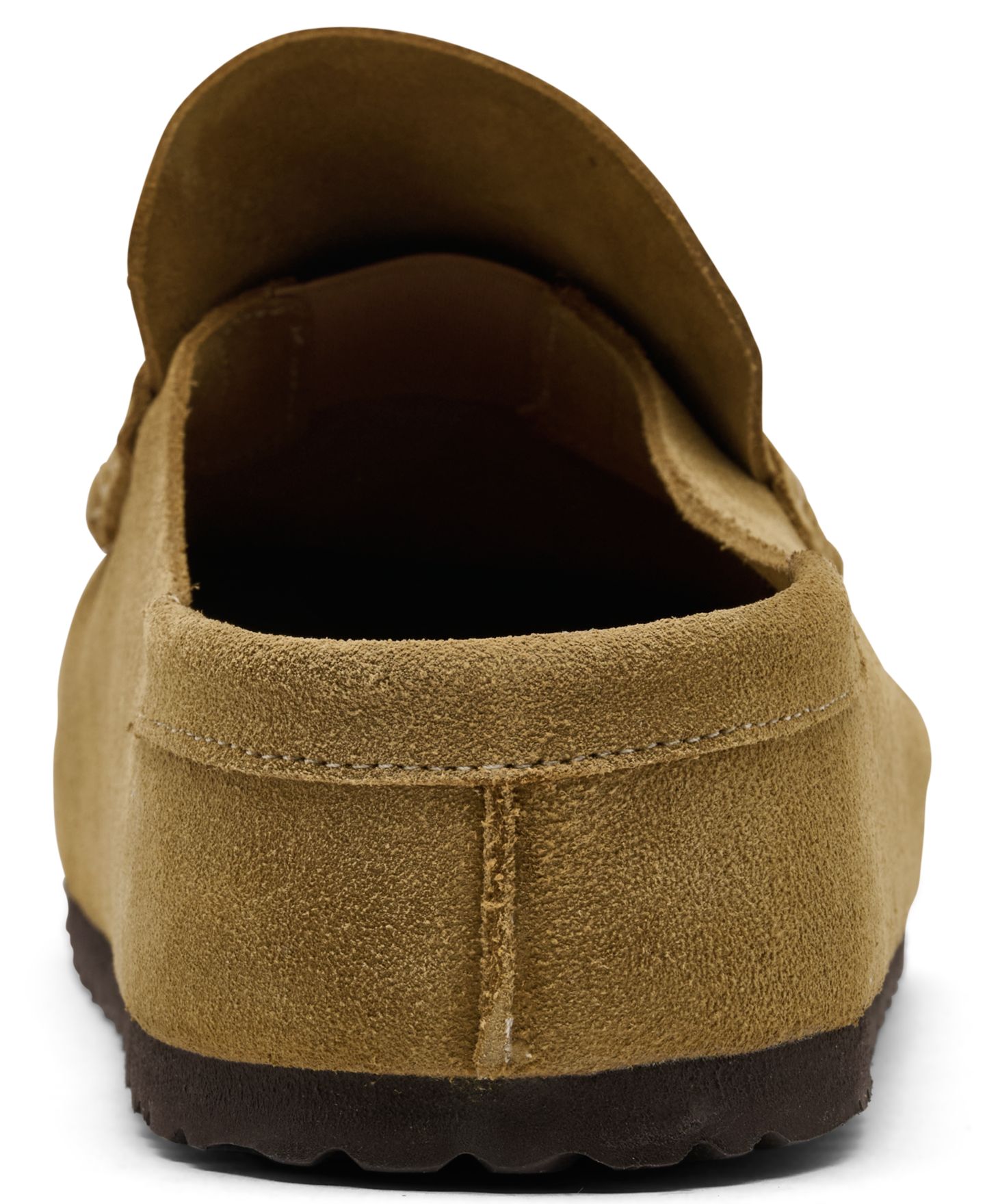 Мужские сабо Birkenstock Naples Suede Loafer-Inspired, цвет: Коричневый — фото 4
