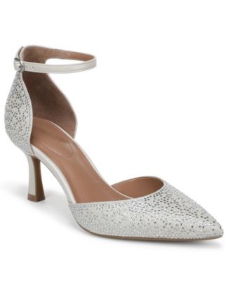 Women's D'Orsay Pointed-Toe Ankle-Strap Pumps