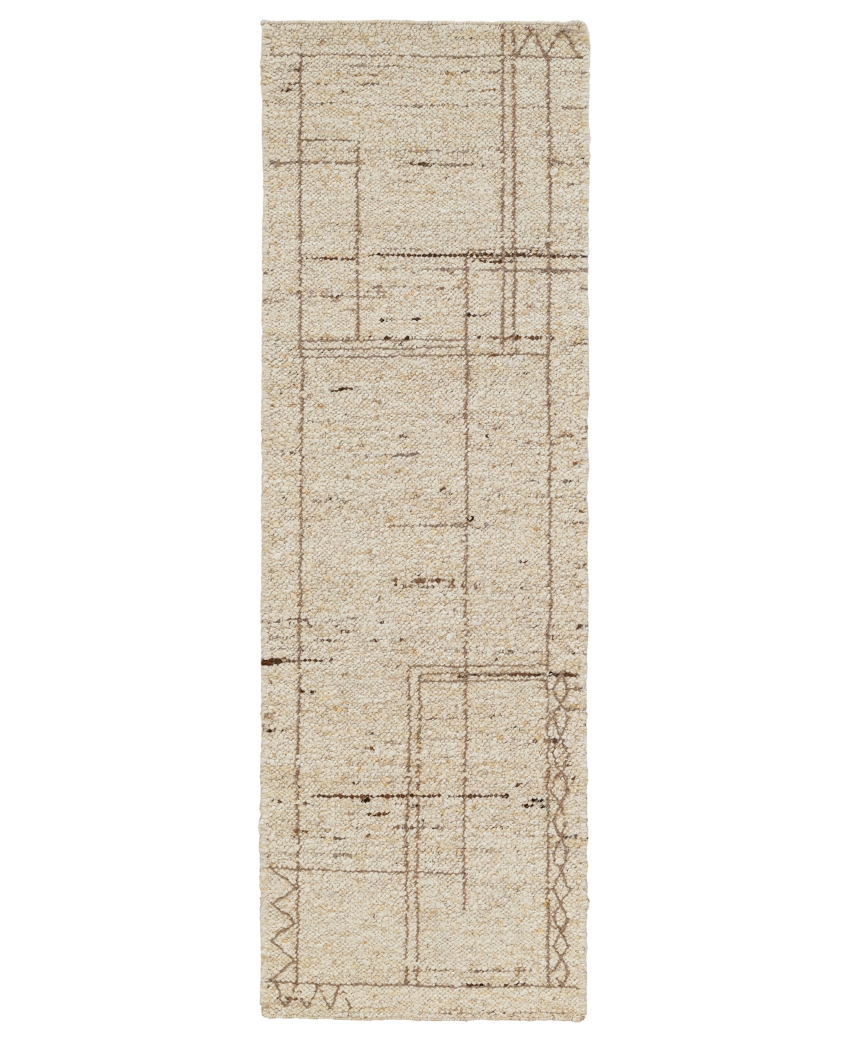 Obeetee Farah Link 2'6" x 8' Runner Area Rug