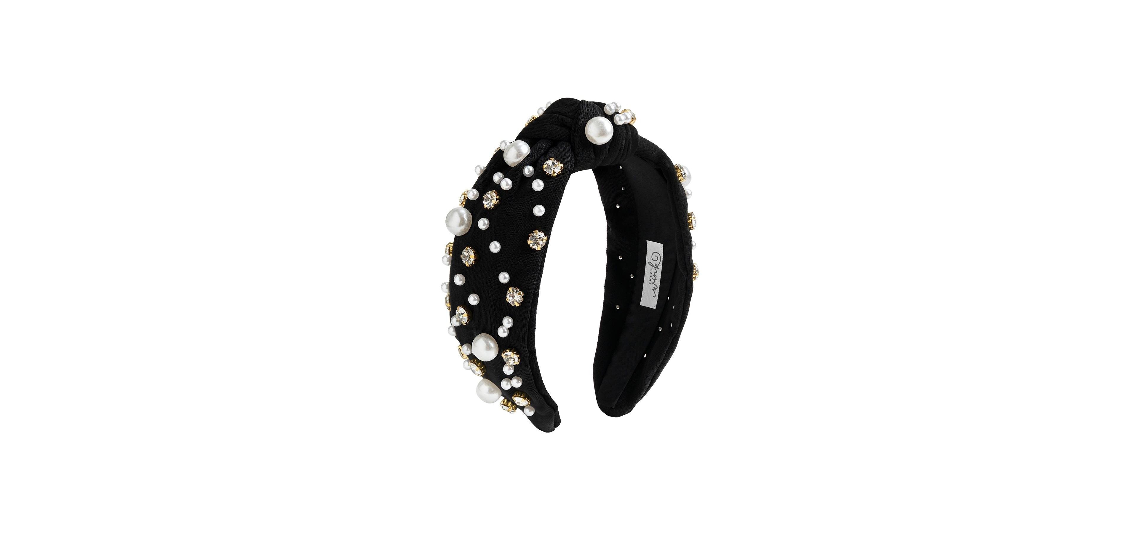 Sweet Wink Girls Pearl Gemstone Rhinestone Headband