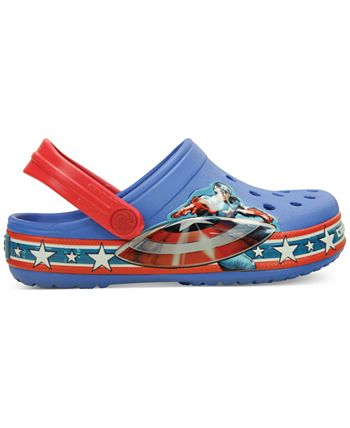 Crocs Crocband Captain America Clogs, Toddler Boys & Girls, Little Boys &  Little Girls & Reviews - All Kids' Shoes - Kids - Macy's