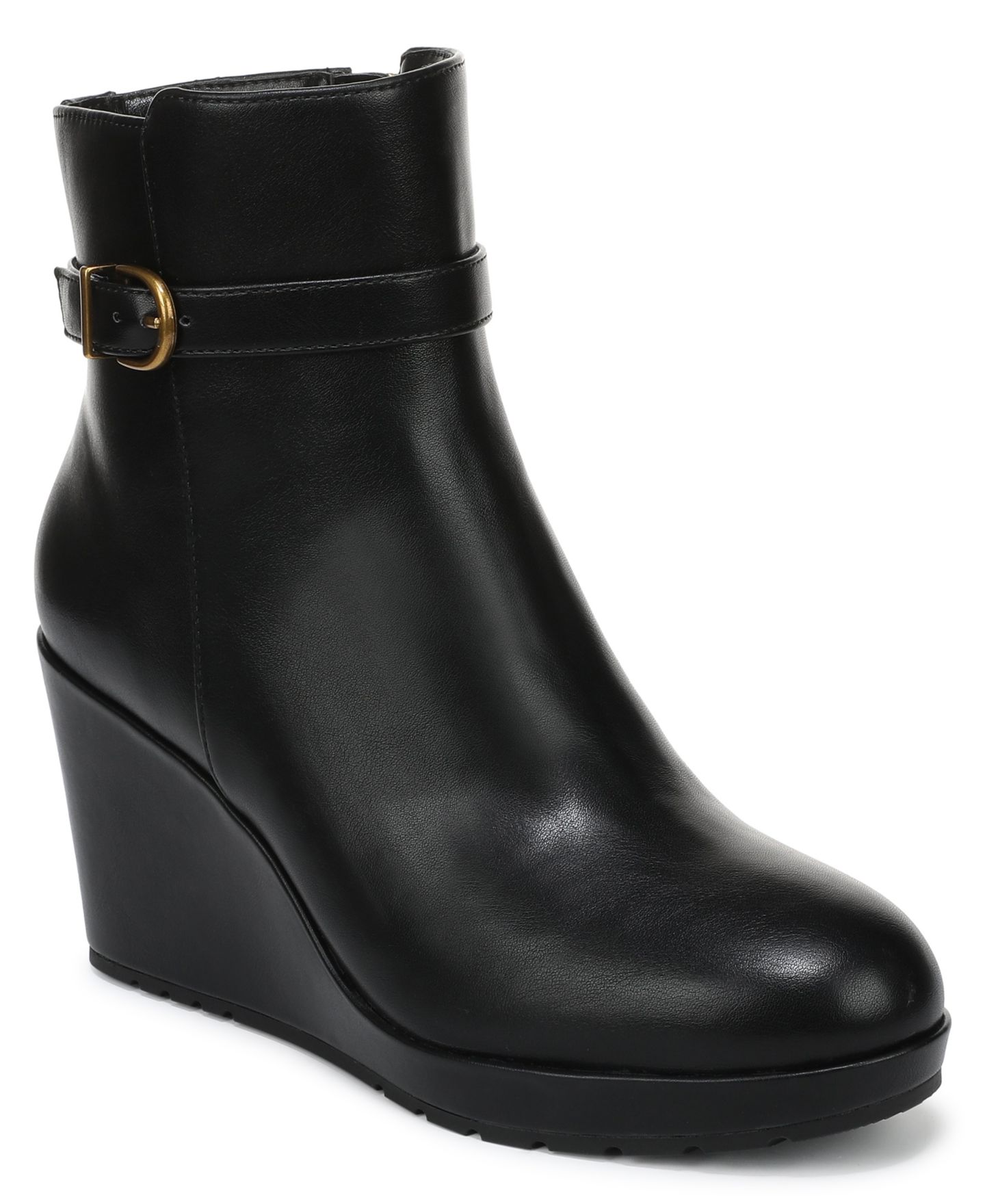 Женские ботинки Giani Bernini Georgiee Platform Wedge Booties, цвет: Чёрный — фото 1