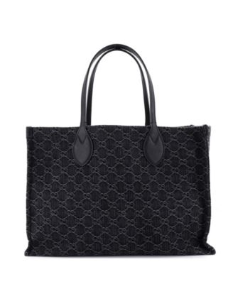 Ophidia Laptop Denim Shopper Tote