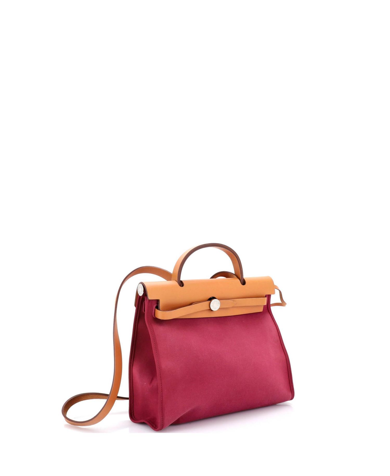 Herbag Zip Leather and Canvas Work Tote