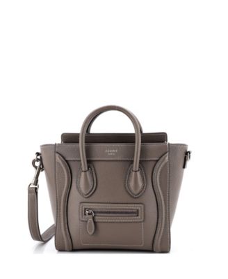 Nano Luggage Bag Grainy Leather