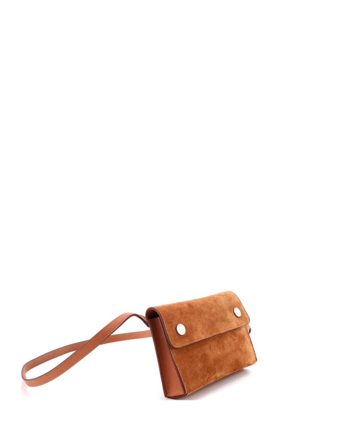 Pre-Owned Hermes Hermesnap Wallet Bag Grizzly and Swift