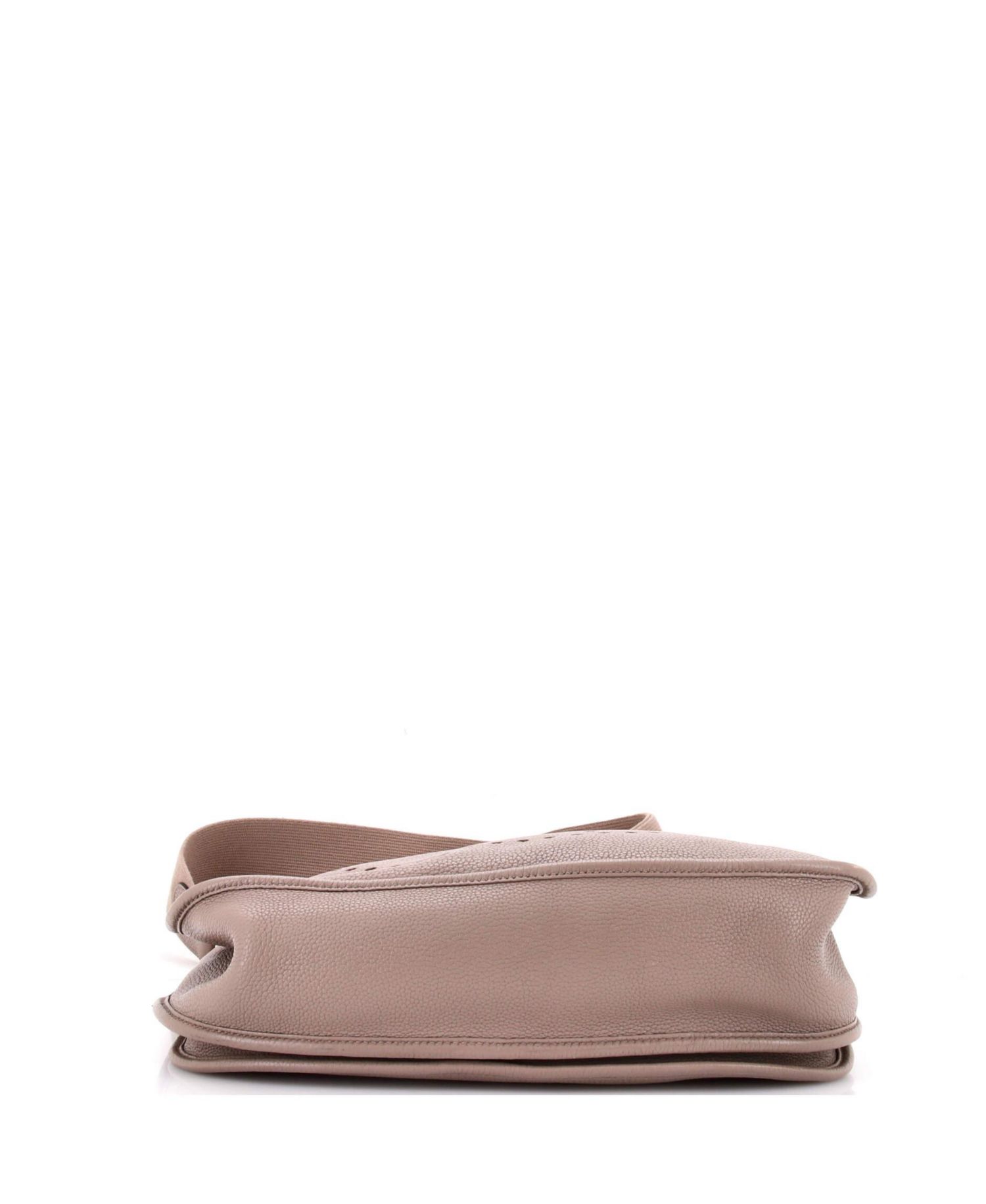HERM&Eacute;S Evelyne Leather Large Crossbody Shoulder Bag