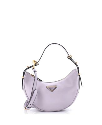Small Arque Half Moon Hobo Leather
