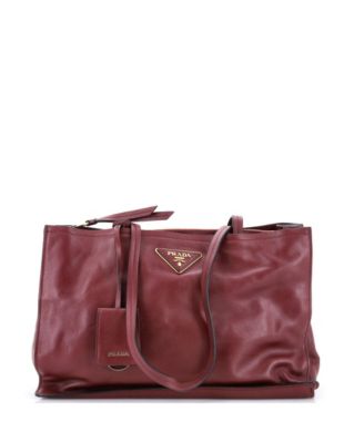 Medium Compartment Shoulder Bag Soft Calf