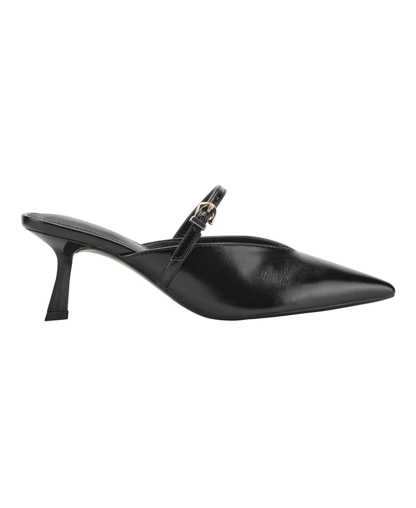 Женские туфли Marc Fisher Anty Mary Jane Kitten Heel Pointed Toe, цвет: Чёрный — фото 2