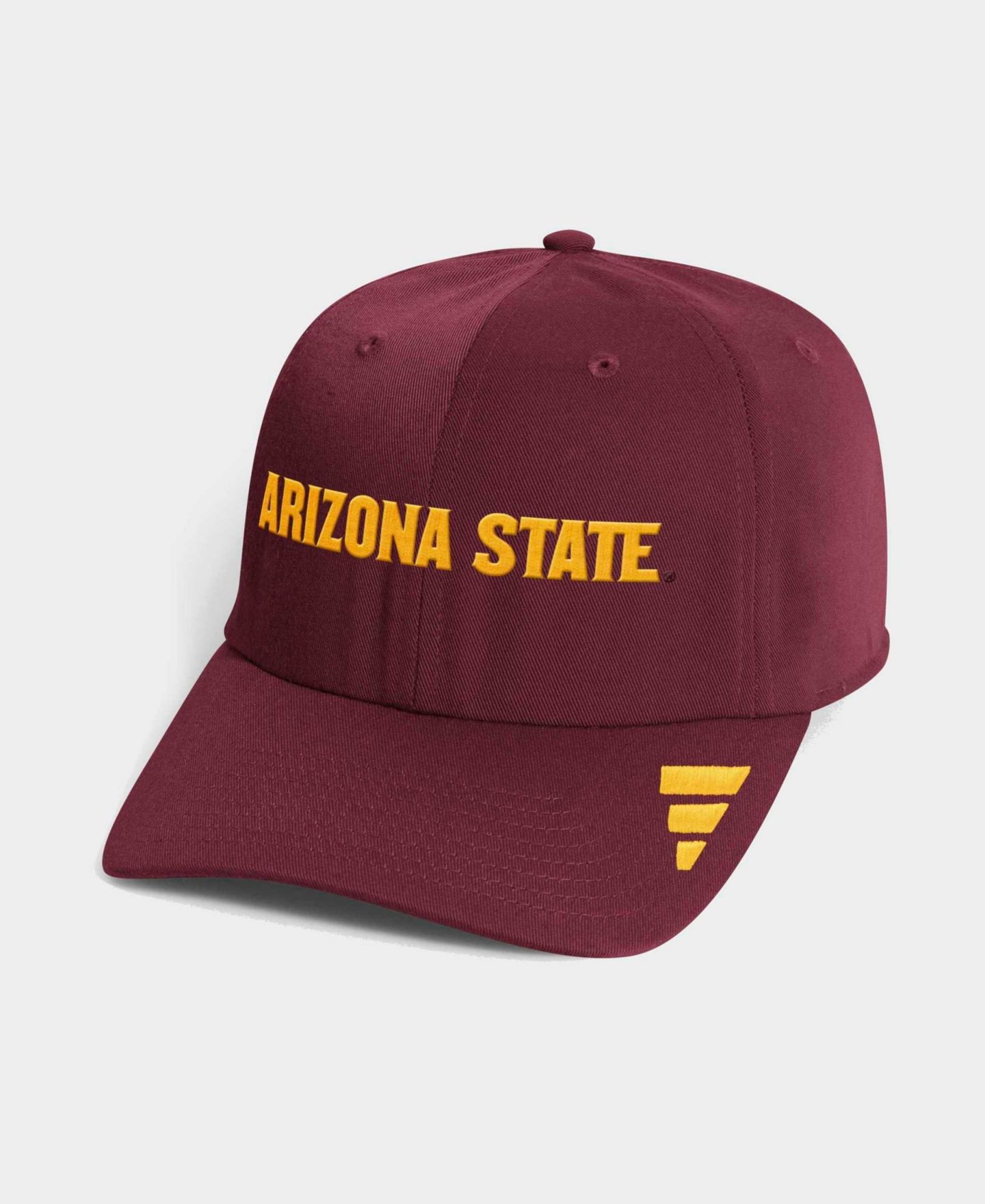 Мужская кепка adidas Maroon Arizona State Sun Devils 2026 Sideline Slouch Adjustable Hat — фото 1