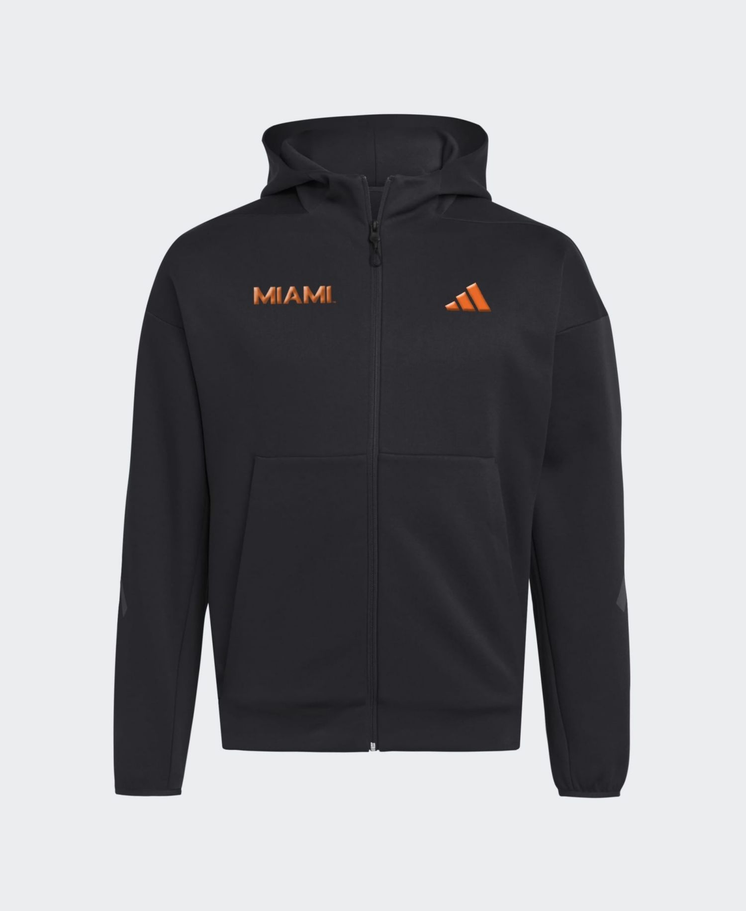 Men's Black Miami Hurricanes Z.N.E Full-Zip Hoodie