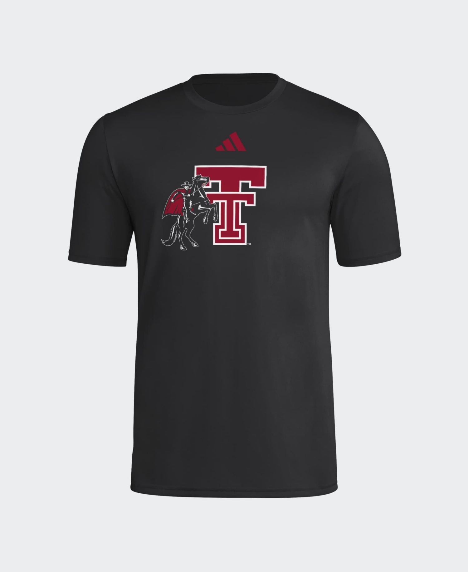 Men's Black Texas Tech Red Raiders 2026 Locker Logo Pre-Game T-Shirt