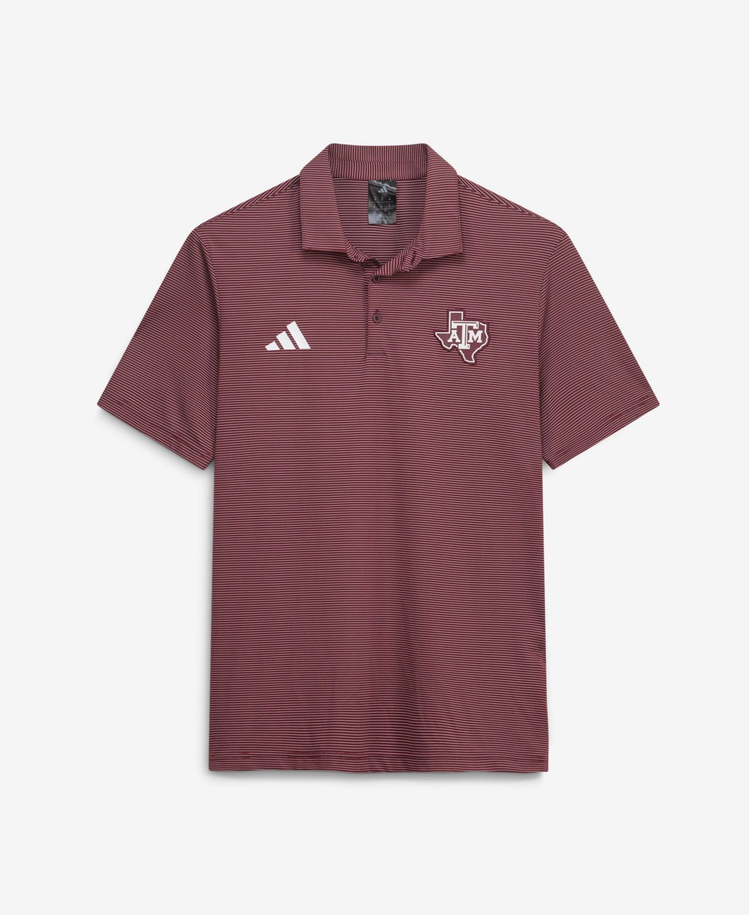 Men's Maroon Texas A&M Aggies Ultimate 365 Stripe Polo Shirt