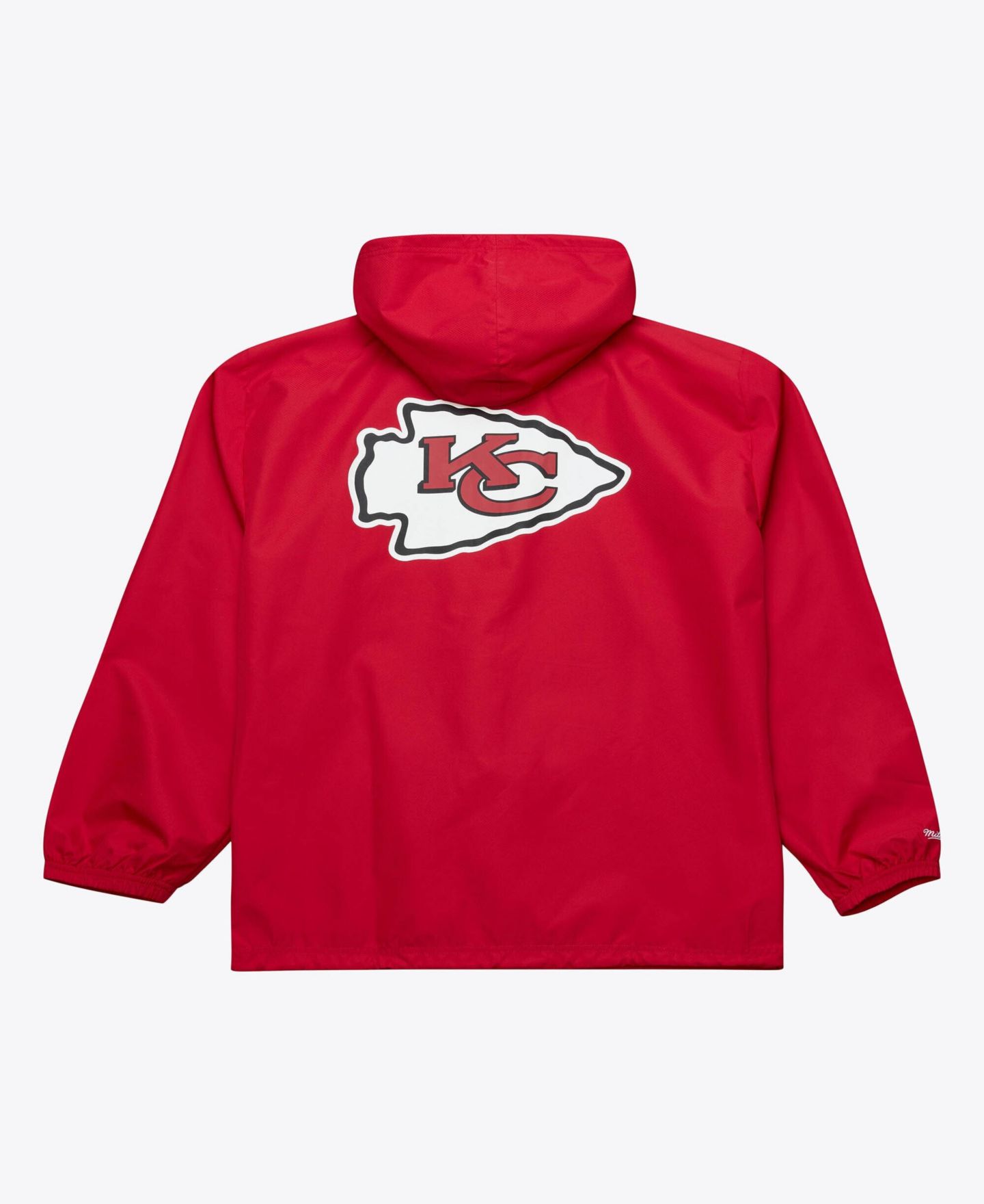 Мужская куртка Mitchell & Ness Red Kansas City Chiefs Coaches Full-Snap Hooded Windbreaker — фото 2