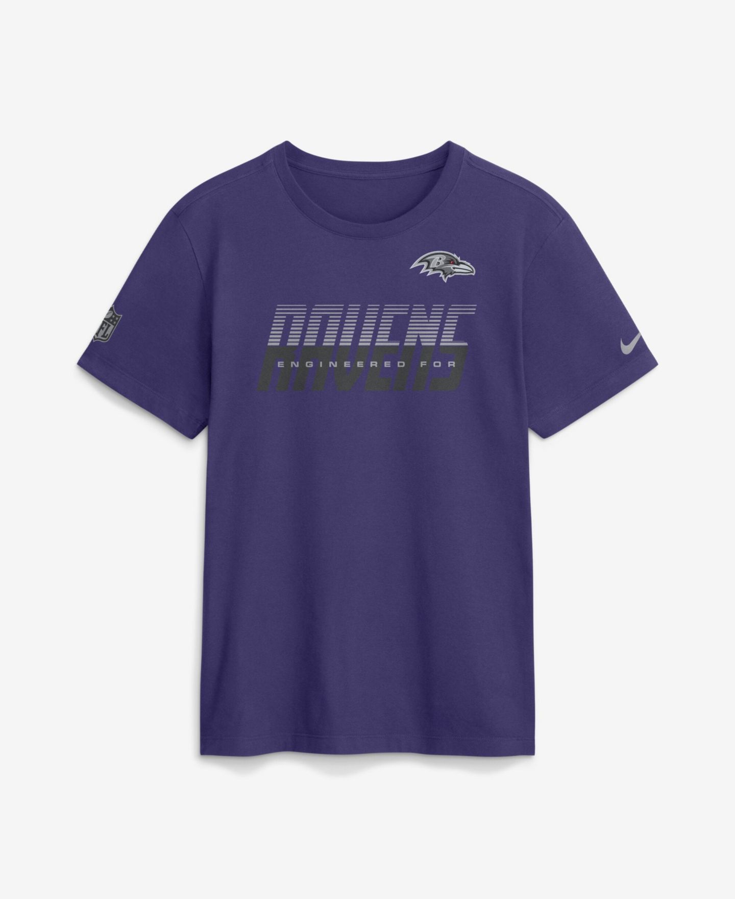 Мужская футболка Nike Purple Baltimore Ravens Sideline Dri-FIT — фото 1