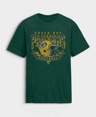 Men's Green Bay Packers Old Fashion Rushing Legacy Cotton T-Shirt