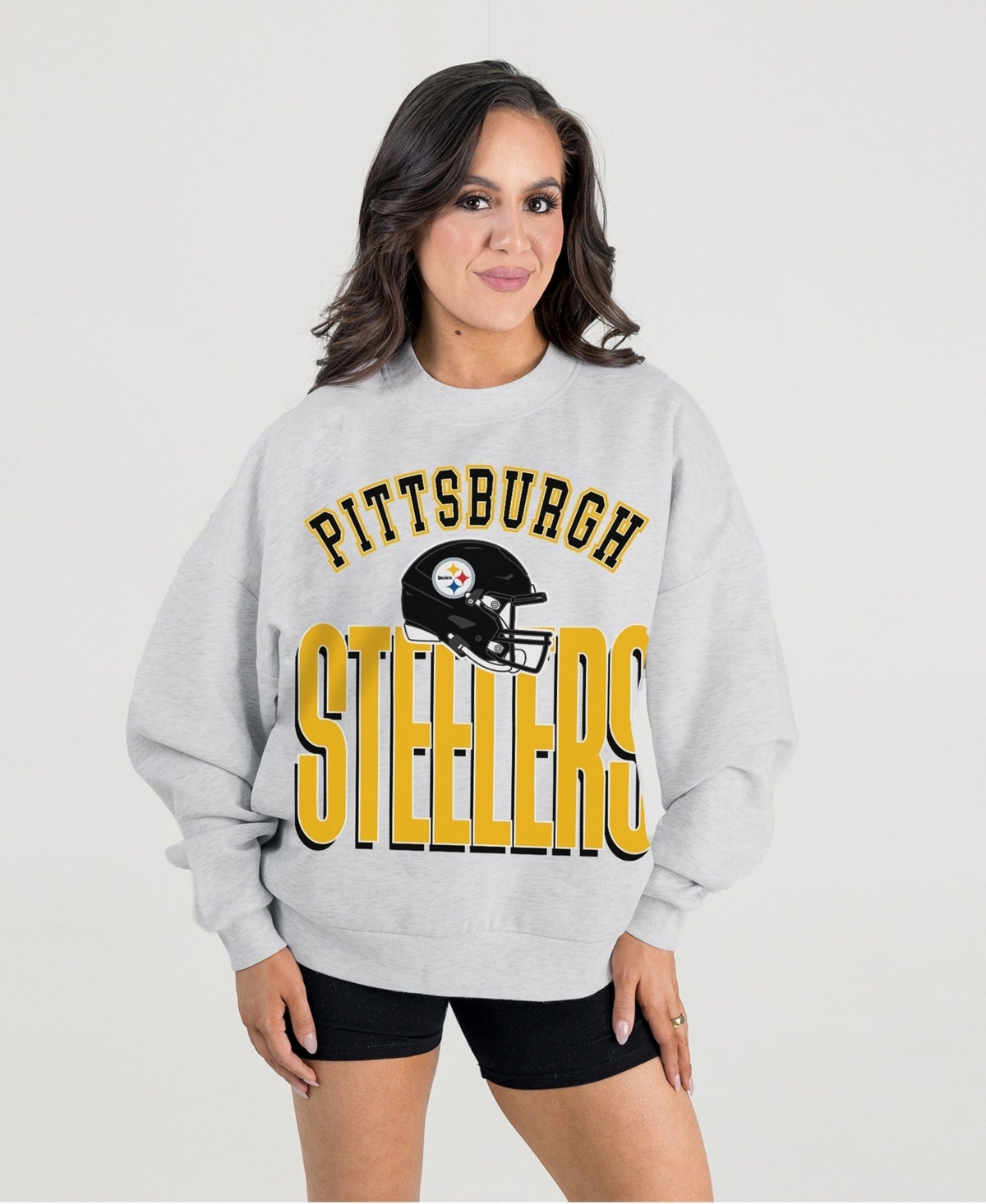 Gameday Couture Women's Pittsburgh Steelers Oversized Fleece Sweatshirt