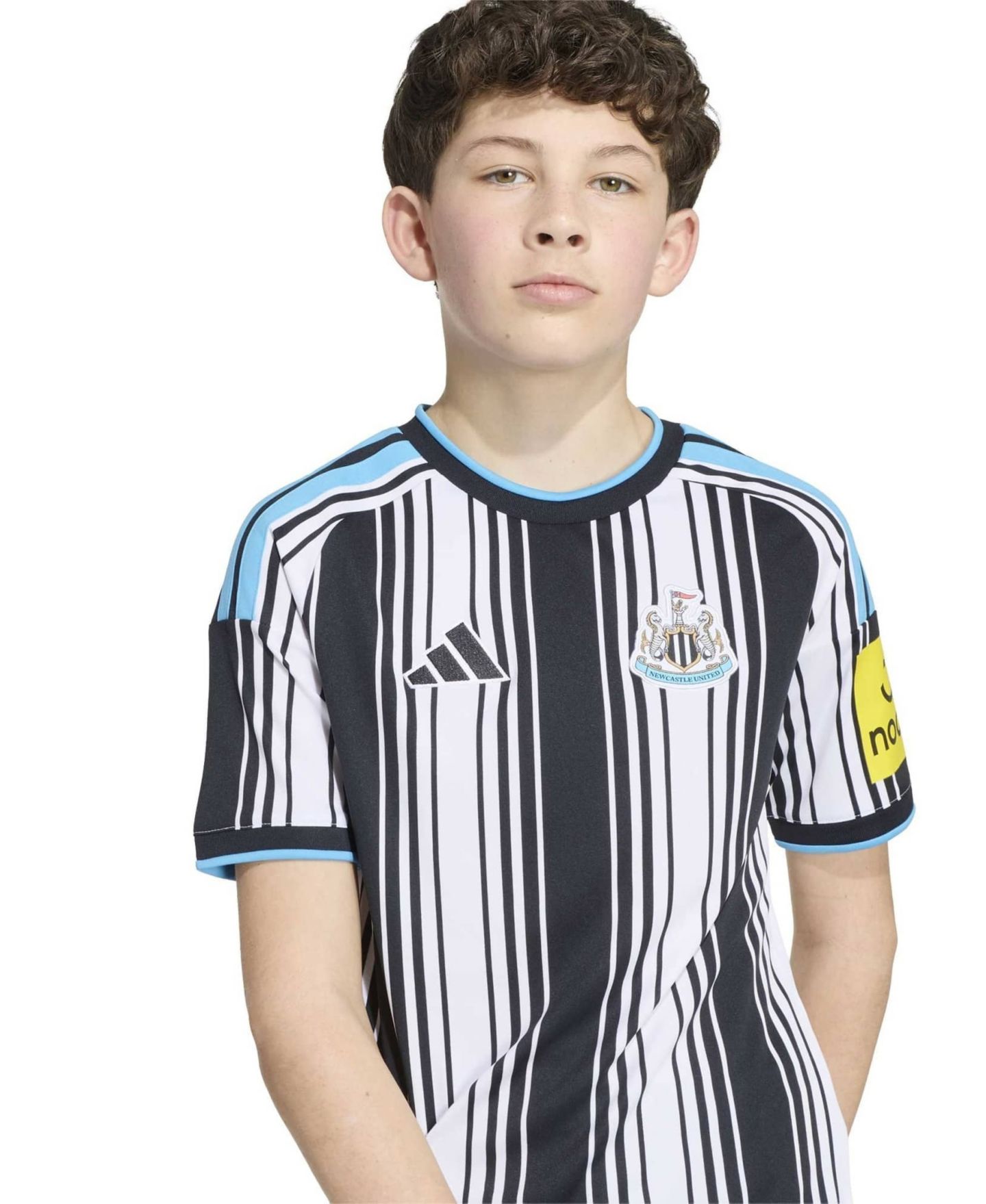 Детский топ adidas White Newcastle United Home 2026/27 Replica Jersey — фото 4