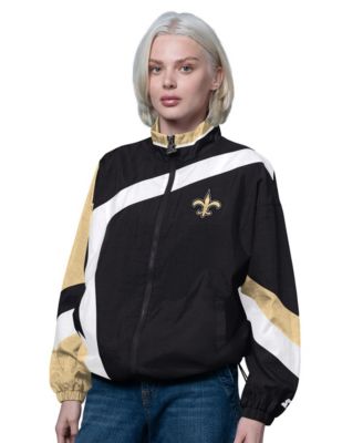 Women's New Orleans Saints 1st Quarter Vintage Full-Zip Windbreaker