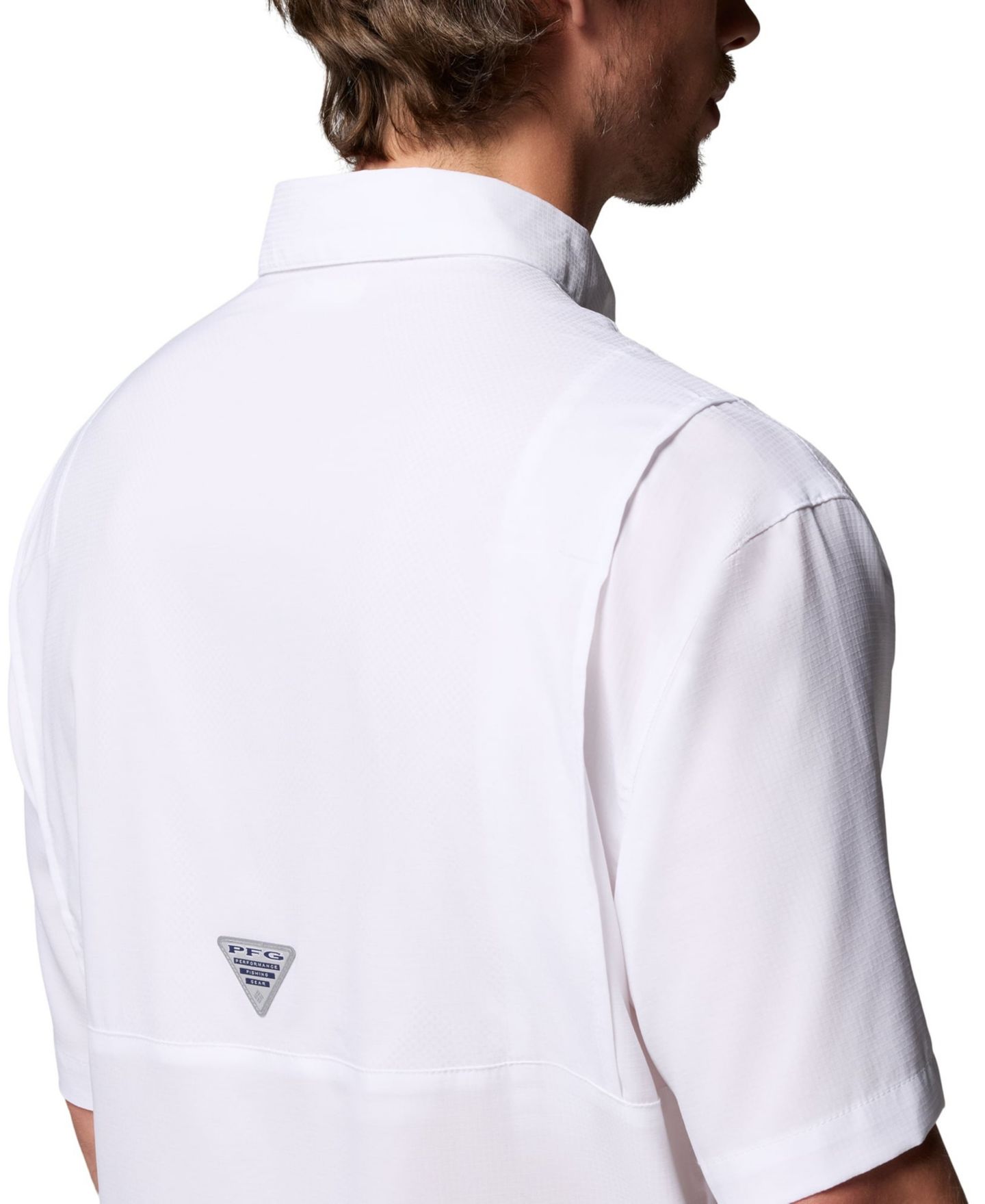 Мужская рубашка Columbia White Georgia Bulldogs Tamiami Omni-Shade Button-Down — фото 6